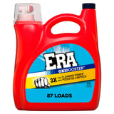 Era Oxibooster Liquid Laundry Detergent, 154 fl oz, 87 Loads Powerful Laundry Detergent for Stain Removal, Tough on Stains, Era Active Spot Fighter