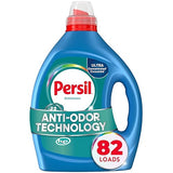 Persil Activewear Clean Laundry Detergent Liquid, 82.5 Fl Oz, 82 Loads, Ultra Concentrated Laundry Soap, Helps Fight Stains & Odor, HE Safe