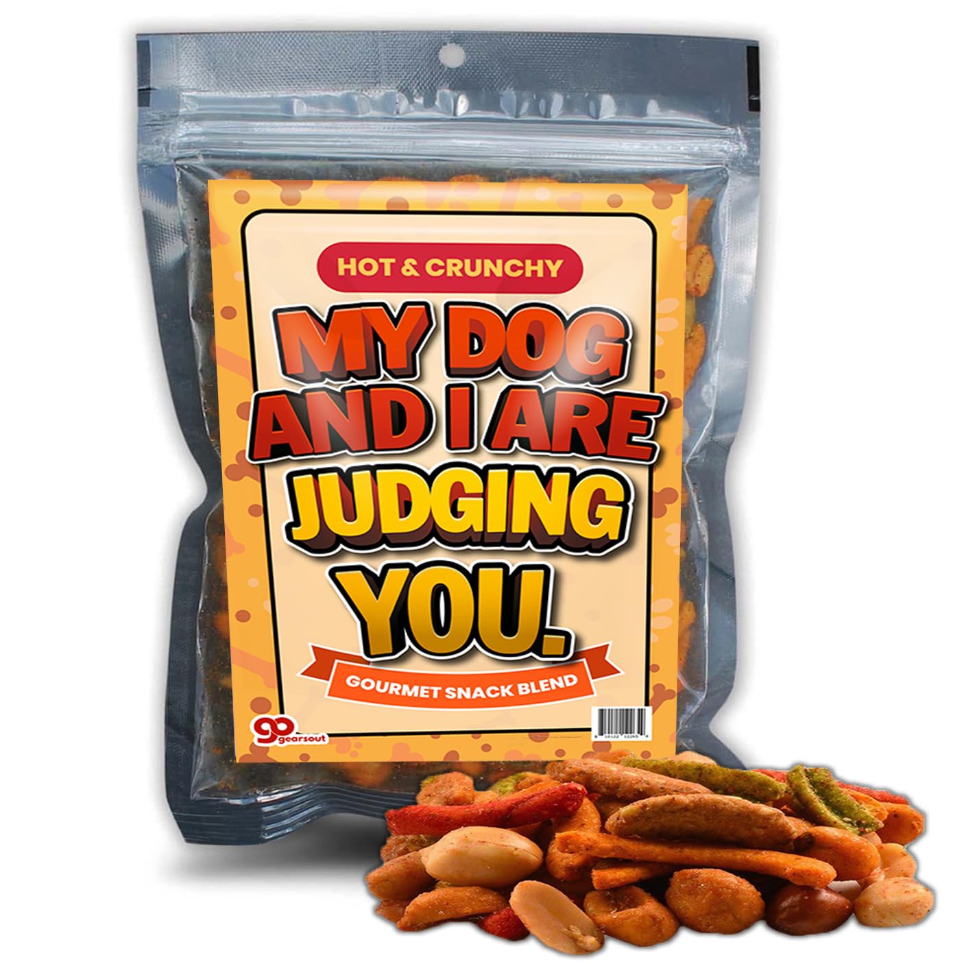 Snack Mix My Dog and I Judge You - Savory Nuts - Gourmet Delight - Perfect for On-the-Go Energy Boost and Guilt-Free Indulgence
