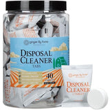 Ginger Lily Farms Botanicals Garbage Disposal Cleaner Tabs, Deep Cleaning Tablets for Sink Disposals, Removes Odor-Causing Residues, Citrus Scent