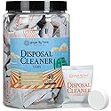 Ginger Lily Farms Botanicals Garbage Disposal Cleaner Tabs, Deep Cleaning Tablets for Sink Disposals, Removes Odor-Causing Residues, Citrus Scent