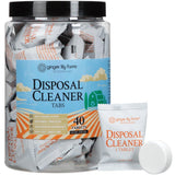 Ginger Lily Farms Botanicals Garbage Disposal Cleaner Tabs, Deep Cleaning Tablets for Sink Disposals, Removes Odor-Causing Residues, Citrus Scent
