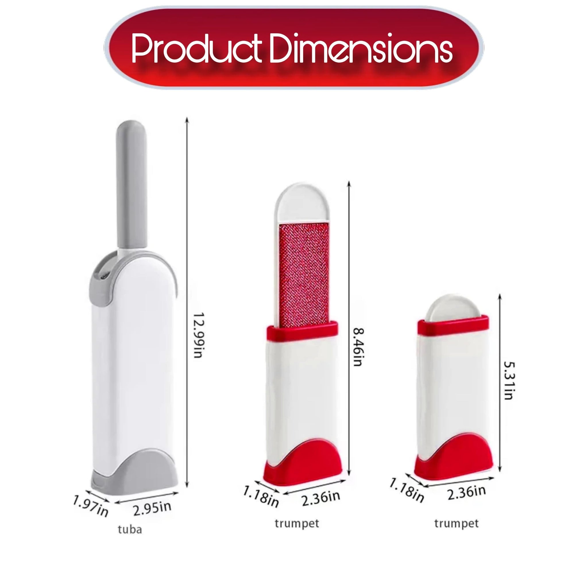 Almonax Pet Hair Removal Tool, Lint Remover Brush, Dog Hair Remover, Clothes, Couches, Furniture Lint Brush, Double-Sided Brush with Self-Cleaning