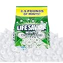 Wint O Green Hard Candy 2.5lb - Fresh Breath Wintergreen Mints, Individually Wrapped Ring-Shaped Mints, Classic Refreshing Mint Candy for Parties