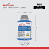 SC Johnson Professional TruShot 2.0 Glass & Multi-Surface Cleaner Mobile Dispensing System, 9 fl. oz. Cartridge Cleaning Concentrate Solutions