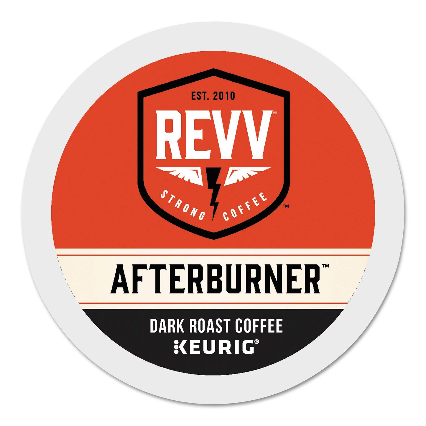 REVV Afterburner, Single-Serve Keurig K-Cup Pods, Dark Roast Coffee, 24 Count (Pack of 1)