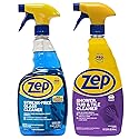 Zep Shower Tub & Tile Cleaner 32 oz (1 Unit) and Zep Streak-Free Glass Cleaner 32 oz (1 Unit) ECBD054 - Tub and Tile Cleaner with Glass Cleaner