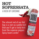 Coro Uncured Hot Sopressata Artisan Salami Sticks - 5oz (Pack of 3)