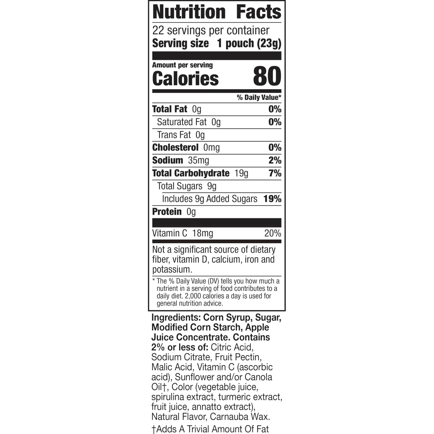 Disney Pixar Fruit Flavored Snacks, Gluten Free, Kids Snacks, Value Pack, 22 Ct, 17.6 oz