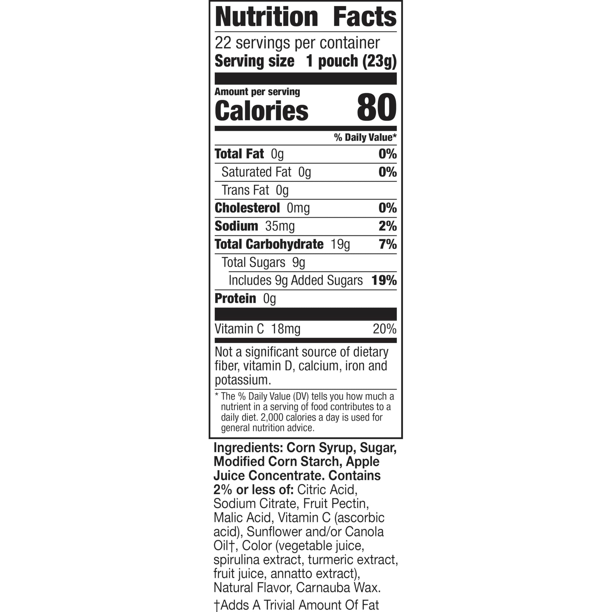 Disney Pixar Fruit Flavored Snacks, Gluten Free, Kids Snacks, Value Pack, 22 Ct, 17.6 oz