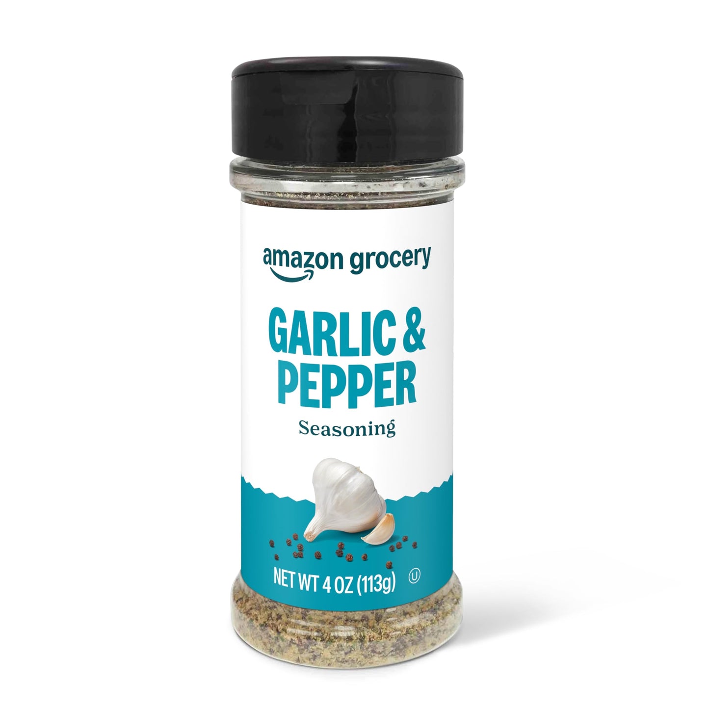 Amazon Grocery, Garlic & Pepper Seasoning, 4 Oz (Previously Happy Belly, Packaging May Vary)