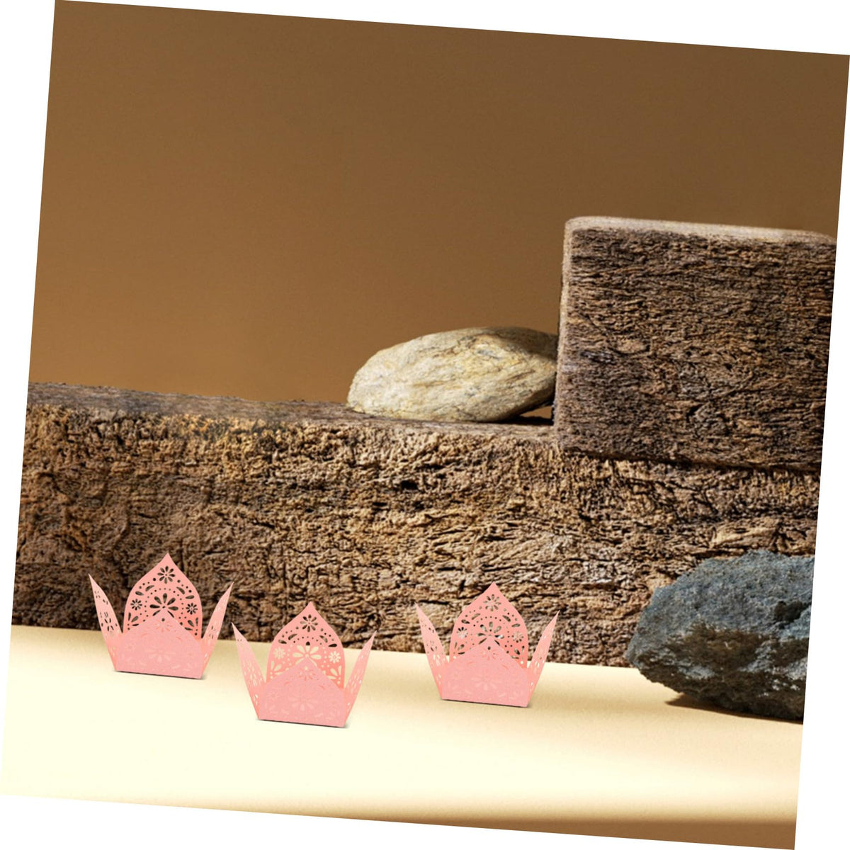 CONGARTENO 50pcs Intricate Design Candy Boxes Truffle Liners Wedding Treat Boxes Candy Favor Holders