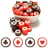 Poker Candy - Hard Candy Bulk 1 lb Bag of Individually Wrapped Small Candies Assortment (approx. 116 pcs) Great for Office Bowls - Casino Theme Party