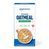 Amazon Grocery, Apple & Cinnamon Instant Oatmeal, 1.23 Oz, 20 Ct