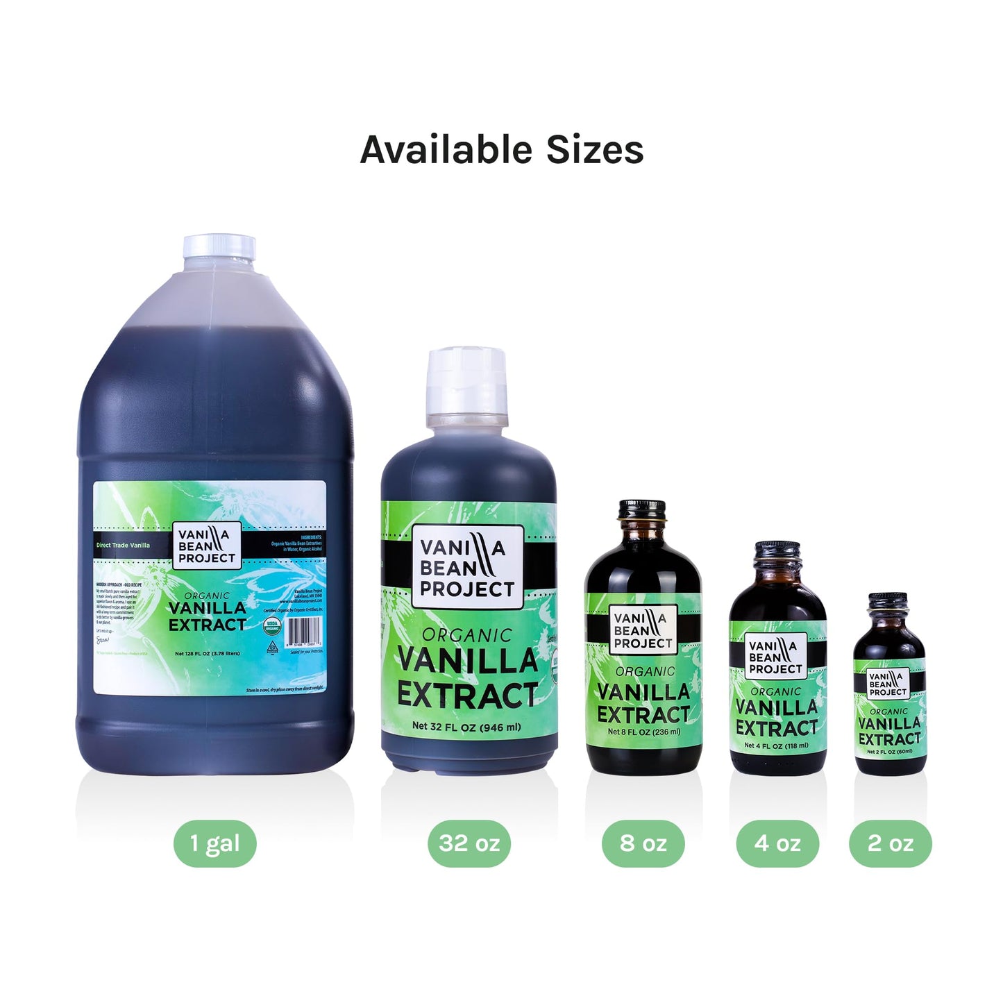 Vanilla Bean Project Organic Vanilla Extract, 4 FZ