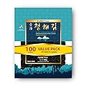 Blue Ocean Sushi Nori Seaweed Sheets Full Sheets 100 sheets 280Gram(2-pack of 50 Full Sheets 140g) Organic Yaki Roasted Rolls Wraps 100% Natural Laver