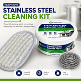 BIRZOO Remove Black Pot Cleaner Paste, Burnt Pot & Pan Bottom Cleaner for Black Residue, Burnt Grease & Stainless Steel Cleaner