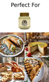 Pistachio Creamy Halawa (Halva/Halwa) Spread (New Flavor for Dubai Chocolate) - 11.64oz (330g)