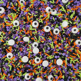 1 Bottle Candy Eyeballs Eyes Soft Jimmies Cake Cupcake Toppers Cookie Decorations Edible Holiday Sprinkles Mix for Halloween Cake Cupcakes Decoration
