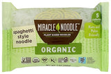 Miracle Noodle Organic Spaghetti Style Pasta - Plant Based Shirataki Noodles, Keto, Gluten-Free, Low Carb, Paleo, Low Calories, Kosher, Soy Free