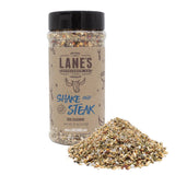 Lane's BBQ Shake and Steak Rub, 8 oz, All Natural Steak Seasoning for Grilling, Meat Seasoning for Ribeye, Chicken, Pork, Burgers, Prime Rib Rub