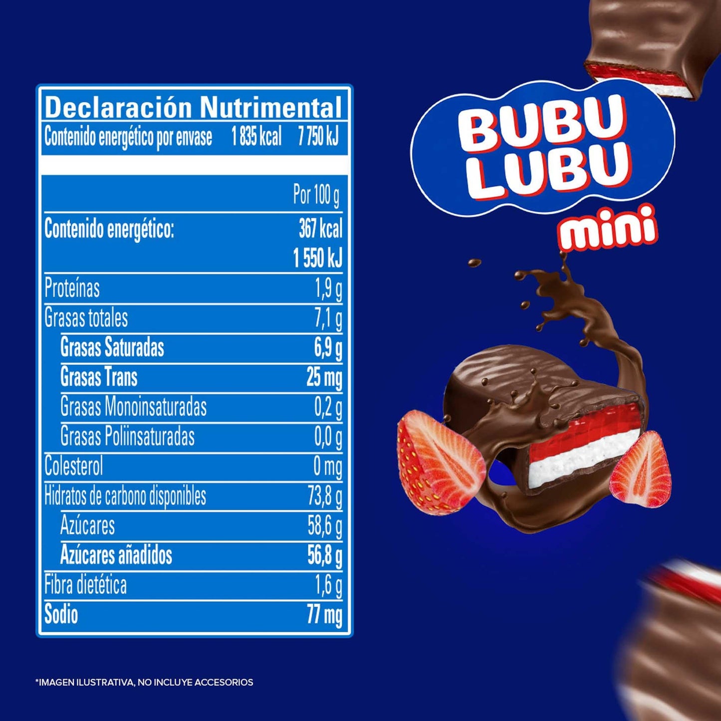 Bubu Lubu Mini 25pcs With Free Kinder Delice Cacao