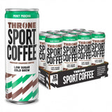 Throne Sport Coffee Cold Brew - Low Sugar. 150mg Natural Caffeine and B Vitamins - Dairy-Free, Low Calorie -Premium Arabica, NSF Certified Active
