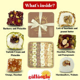 Gulluoglu Assorted Turkish Delight, Approx. 36-39 pieces (2.2 lb - 1000 gr), Daily Fresh Shipment From Istanbul/Turkey