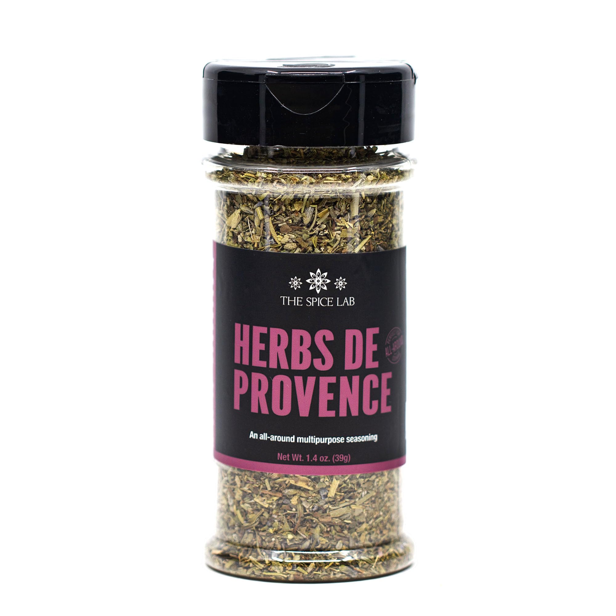 The Spice Lab Herbes De Provence Spice - Holiday Spice Seasoning - 1.4 oz Shaker Jar - Kosher Gluten-Free Non-GMO All Natural - Perfect for the