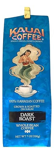 Kauai Coffee Hawaiian Dark Roast Whole Bean Coffee
