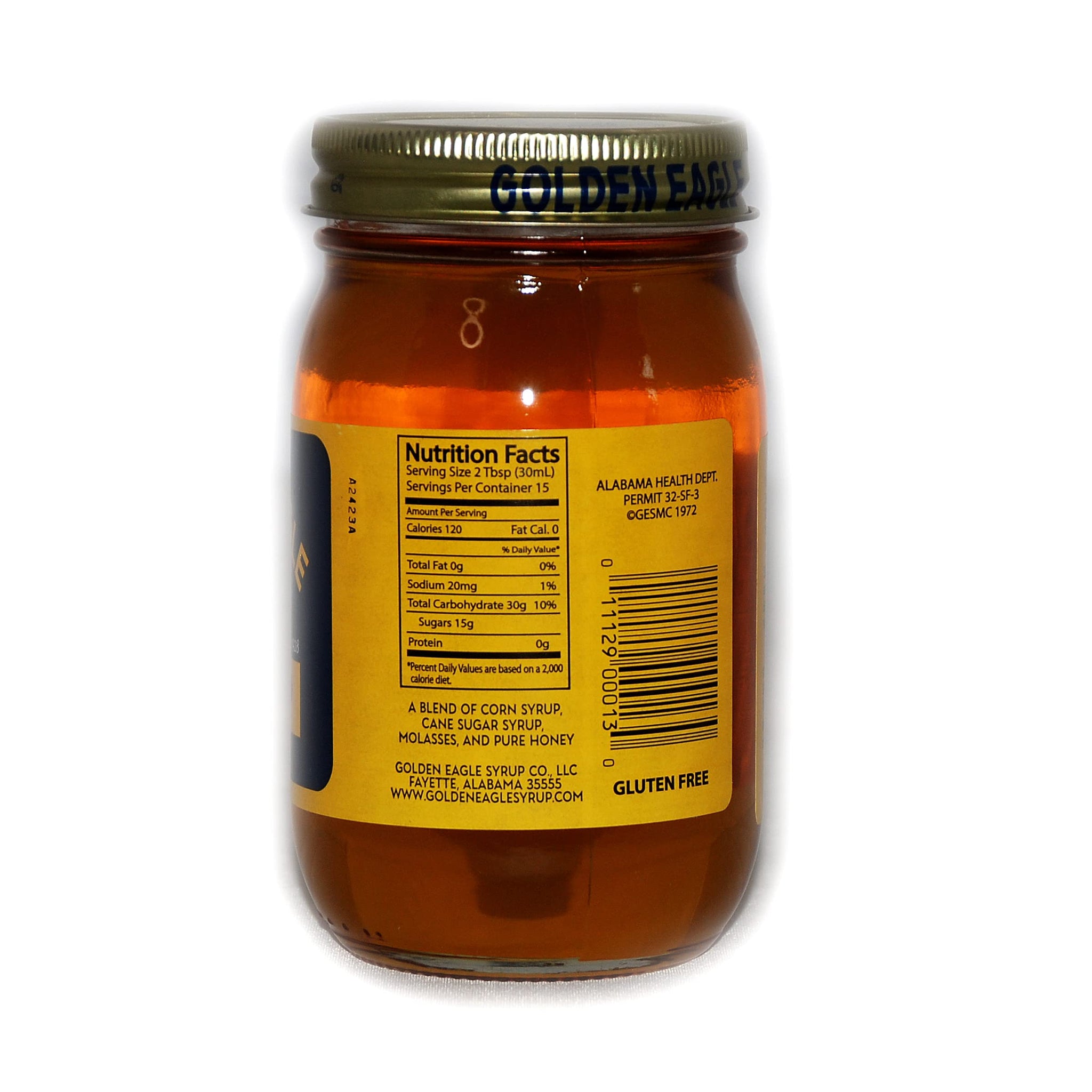 Golden Eagle Syrup Bundle, 15 Oz Jars of Golden Eagle Alabama Syrup (Pack of 3)