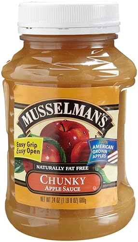 Musselman's Chunky Applesauce 24oz Bottle (Pack of 4)
