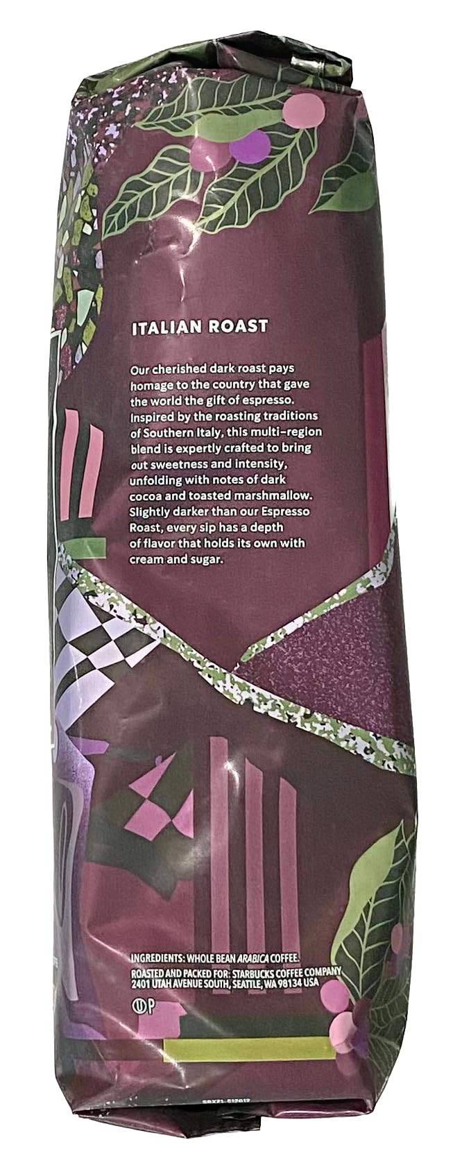 Starbucks Italian Roast Coffee Whole Bean 16 Ounce