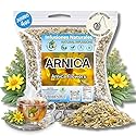 Arnica Flor Herbal Tea - 4 oz (113g) Loose Leaf + Stainless Steel Tea Infuser - 100% Natural - Caffeine-Free, Non-GMO, Gluten-Free, Vegan
