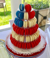 Macaron Bites® - The American Flag French Macaron Cookies (24 pack)