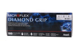 Ansell MICROFLEX Diamond Grip MF-300 Exam Standard Gloves - Size L, Natural (Box of 100)