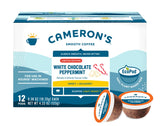 Cameron's Coffee Holiday Single Serve Pods, Flavored, White Chocolate Peppermint, 12 Count (Pack of 1)