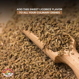 Angel Brand Anise Seeds - 3.5 oz Bottle - Whole Anise Seeds for Baking, Cooking, and Seasoning, Perfect for Teas and Spice Blends.