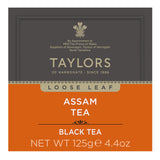 Taylors of Harrogate Pure Assam Black Tea, Loose Leaf, 4.41 Ounce Carton (Pack of 1), Full-bodied, Satisfying & Malty, Caffeinated, Premium Whole Leaf