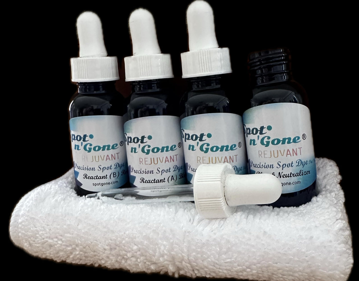 BLEACHSTAIN® Precision Carpet Spot Dye Kit | Bleach Stain Repair | Restores Carpet Color on Small Drips and Spots | for Dark Brown, Dark Green