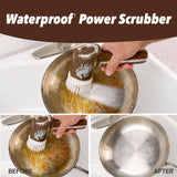 Horsepower Scrubber, Waterproof, Electric Power, Spins 350 RPM, 5 Brush Heads, AS SEEN ON TV, Cleans Dirt & Grime, Tile, Grout, Bathrooms, Kitchen