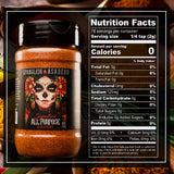 Spanglish Asadero 5oz Signature All Purpose Spice | Mexican Seasoning for Steak, Chicken, Pork, Lamb, and Elote | Low Sodium BBQ Rub and Marinade