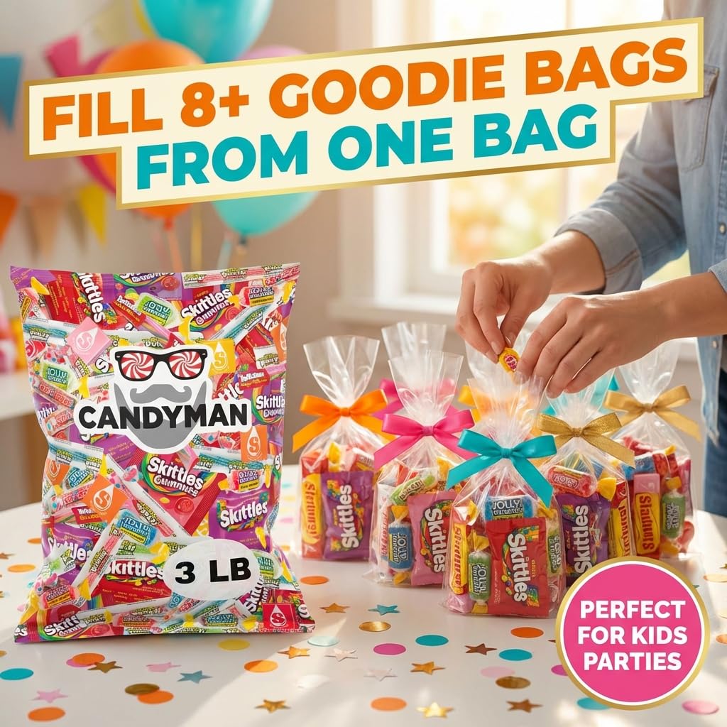 CANDYMAN Bulk Candy Individually Wrapped, 20 lb Variety Pack