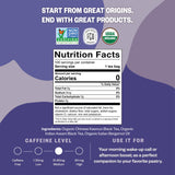 FGO Organic Earl Grey Black Tea, 100 Count, Eco-Conscious Tea Bags, Resealable Bag, Packaging May Vary (Pack of 1)