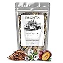 Nelson's Tea - Sugar Plum - Black tea, cinnamon, ginger root, anise star, licorice root, marshmallow root, orange peel, blackberries, allspice, clove