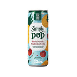 Simply Pop, Fruit Punch Prebiotic Soda, 12 Fl Oz