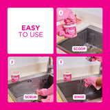 Stardrops The Pink Stuff Cleaning Paste 500g, Multi Purpose Cleaner for Kitchen, Bathroom, Tiles, Glass, Shower, Oven, Sink, Stainless Steel, Removes