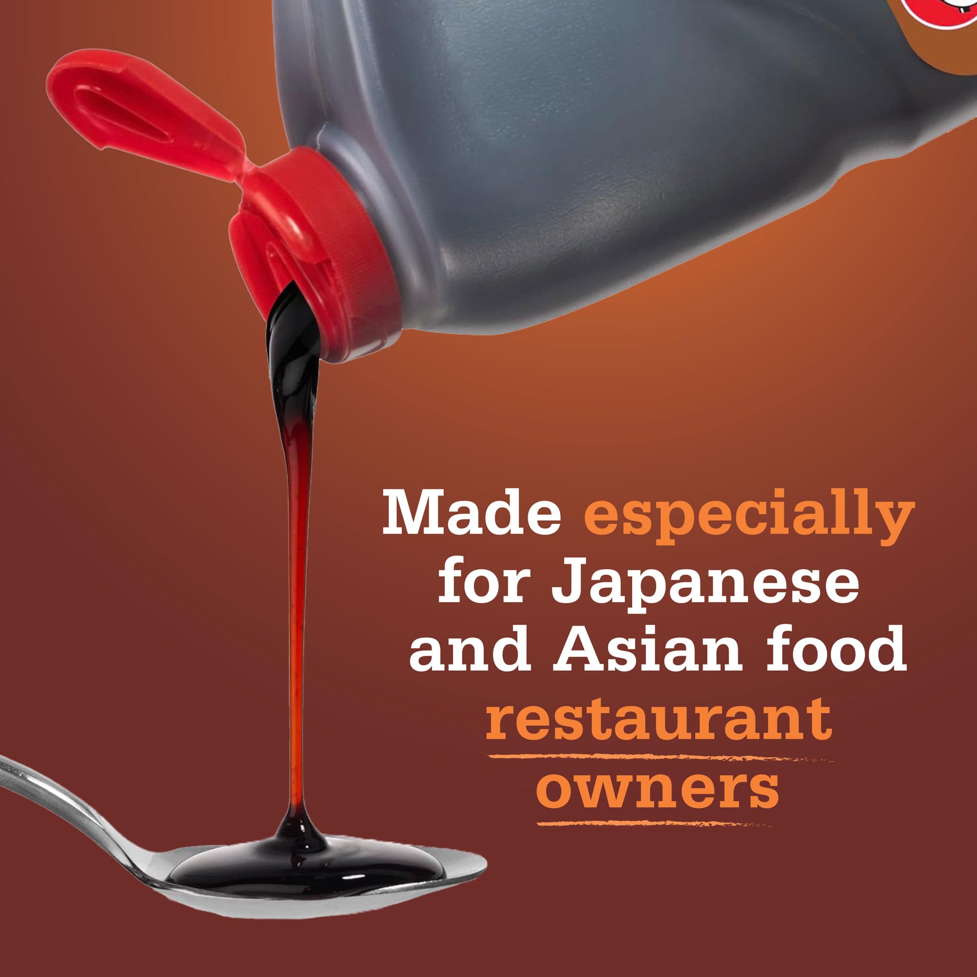 Otafuku Tonkatsu Sauce for Japanese Pork Cutlets, Restaurant Bulk Size 77.9 Oz (1/2 Gallon)