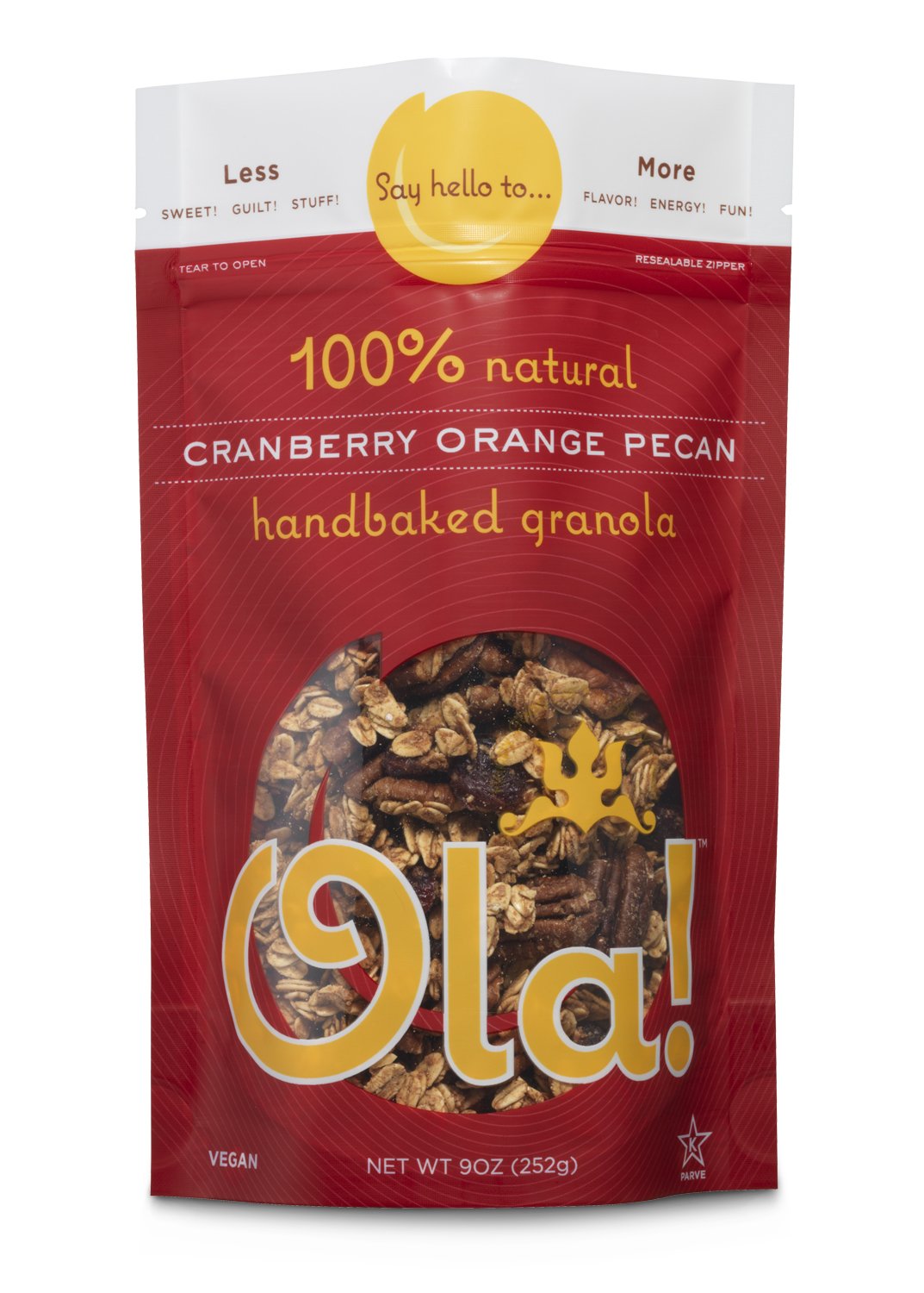 Ola Granola, Cranberry Orange Pecan, 9 Ounce