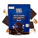 ChocZero Dark Chocolate with Almonds Sea Salt Keto Bark, 6 Ounce (Pack of 1)